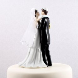 19 cm kagefigur til bryllup - J&oslash;disk par