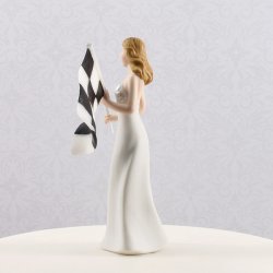 14 cm kagefigur til bryllup - STOP race over