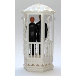 13,3 cm kagefigur til bryllup - 2 mnd