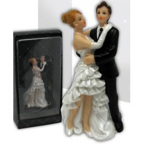 11,4 cm kagefigur til bryllup - Fr�k par