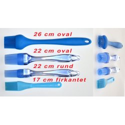 Silikone pensel - 22 cm oval