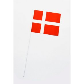 Flag på pind - A5 - 10 stk - Mellem