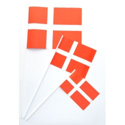 Flag p&aring; pind - A5 - 10 stk - Mellem