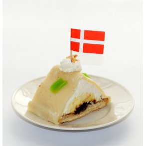 Flag - til kransekage / bagværk 50 stk