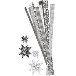 15 mm 25 mm Stjernestrimler - 60 stk i 5 mnstre - Paris