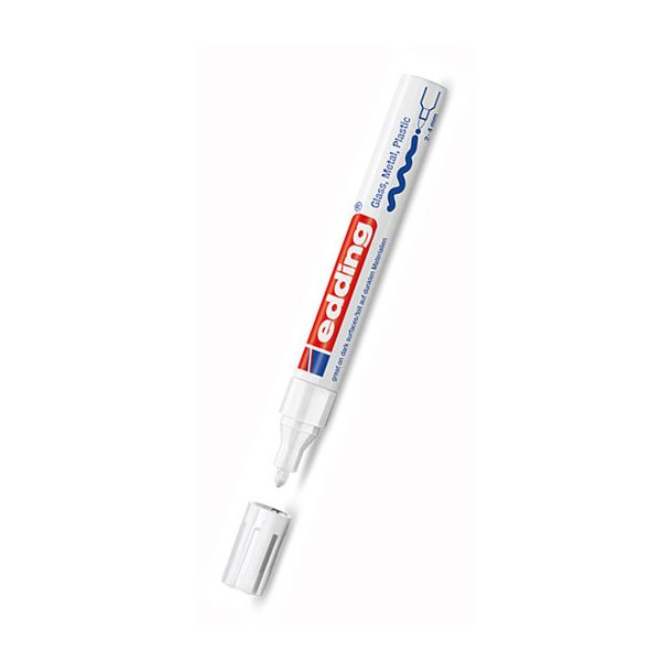 Paint marker - 2-4 mm Hvid