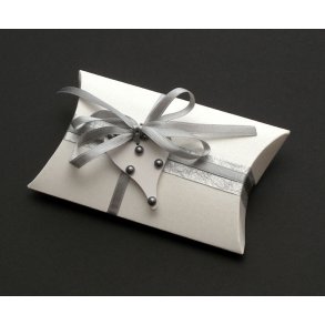 Gaveæske - Sølv pynt