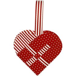 Julehjerter flettede - 8 hjerter - Copenhagen