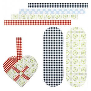 Julehjerter flettede - 8 hjerter - London