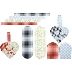 Julehjerter flettede - 8 hjerter - London