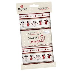 Bomulds stof - Engle parade