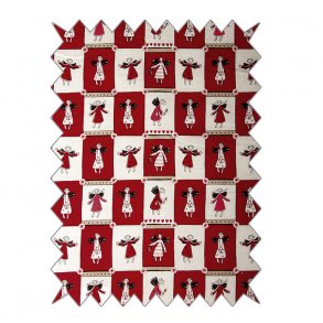 Bomulds stof - Engle Patchwork