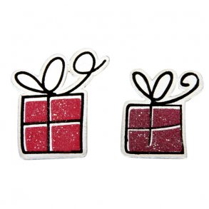 Træpynt -  julepynt 12 stk pakker