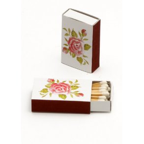 6 tndstiksker - Blomst - Rose