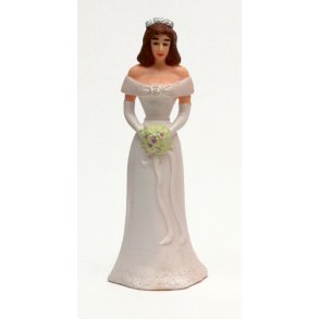 11,3 cm figur - lys kjole - nordisk look