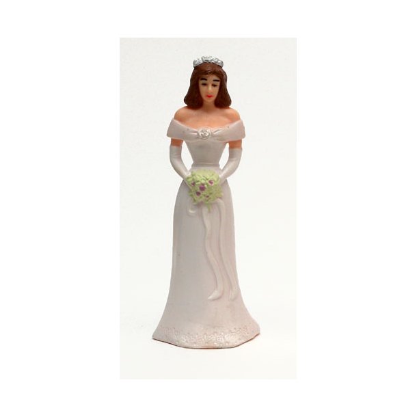 11,3 cm figur - lys kjole - nordisk look