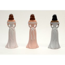 11,3 cm figur - lys kjole - nordisk look