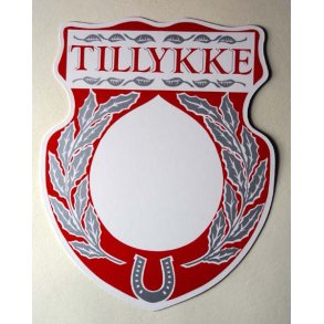 Skjold - Slvbryllup - Hestesko