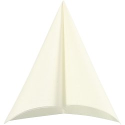 Servietter 40x40cm - stof look - Hvid