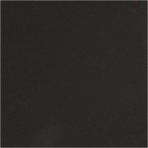 Servietter 40x40cm - stof look - Sort