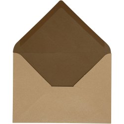 C6 Kuverter - 10 stk - Sand