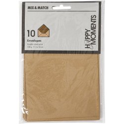 C6 Kuverter - 10 stk - Sand