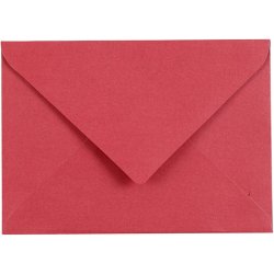 C6 Kuverter - 10 stk - Rd