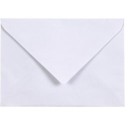 C6 Kuverter - 10 stk - Hvid