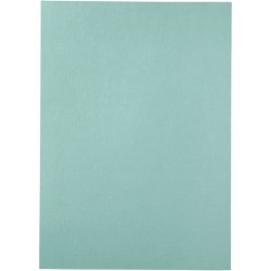 Karton - A4 - 10 stk - Mrk turkis / lys turkis
