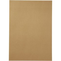 Karton - A4 - 10 stk - Brun / sand