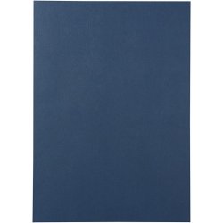 Karton - A4 - 10 stk - Mrk bl / lys bl