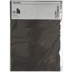 Karton - A4 - 10 stk - Sort