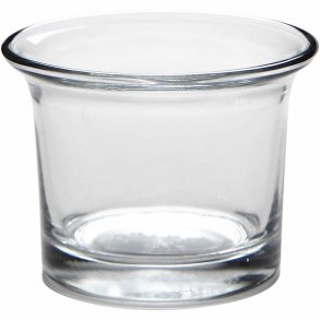 Lysglas - 6 cm - 6 stk