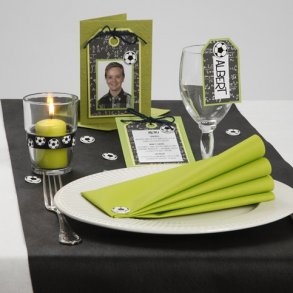 Borddækning - fodbold