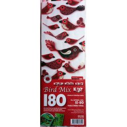 Quilling - Mix pakke til Fugle - Bird Mix - Red mix