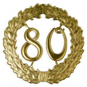 Laurbærkrans - 80 guld