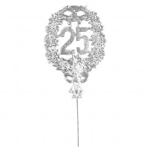 Laurbrkrans - 25 slv - p spyd