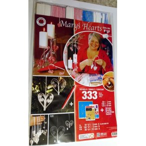 Quilling - Marys Hearts - Kit - Marys Hjerter stor pakke