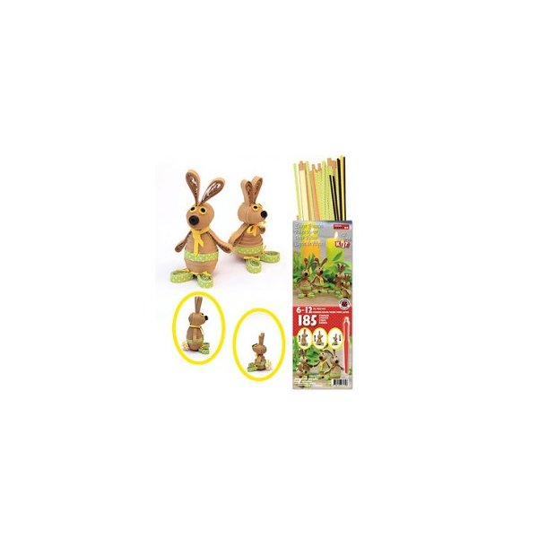 Quilling Kit - Easter Bunnies - Pske Harer i 3D