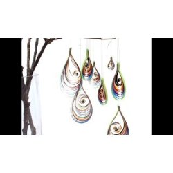 Quilling - Rainbowdrops - Swing Quilling - Regndrber