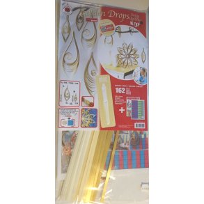 Quilling - Golden Drops - Swing Quilling Kit - Gyldne Drber