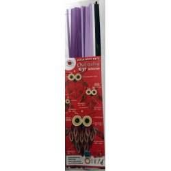 Quilling - Owl Mix - Ugle Mix Kit - Lilac - Lilla