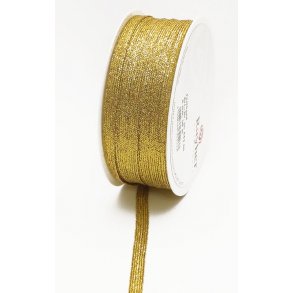 Bnd - 6 mm - skinnende guld look - 50 m