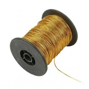 Snor - 0,5 mm x 100 meter - guld