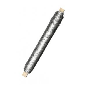 Vindseltr&aring;d 0,65 mm - 100 g  - Blank/S&oslash;lv