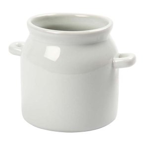 Mlkejunge - 7 cm hj -  hvid porceln
