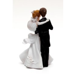 11,5 cm bryllups figur - Brudepar