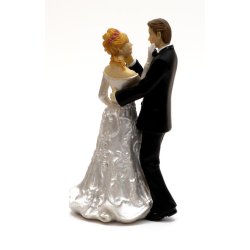 16 cm kagefigur til bryllup - K&aelig;rlig look