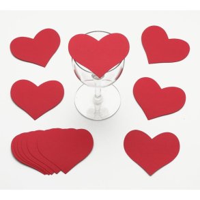 Hjerte Karton - Rd