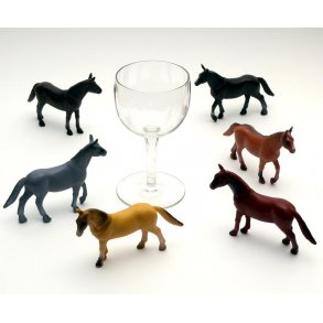 Kagepynt/bordpynt - heste